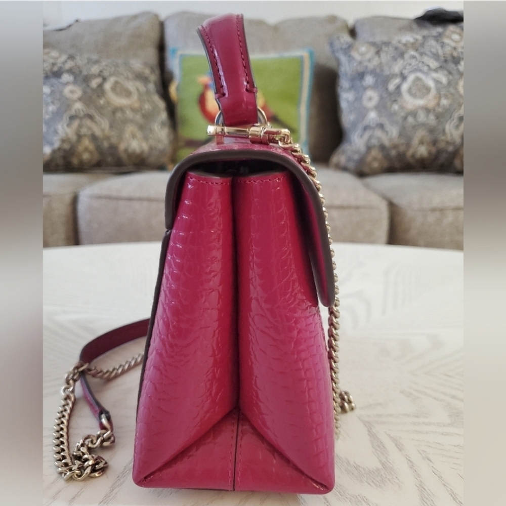 Kate Spade Rare New York Romy CrocEmbossed Mini Top handle Satche NWOT - Picture 8 of 13
